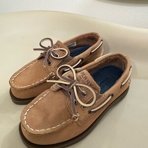 Sperry Kids Tan Boat Shoes | Toddler size 9C